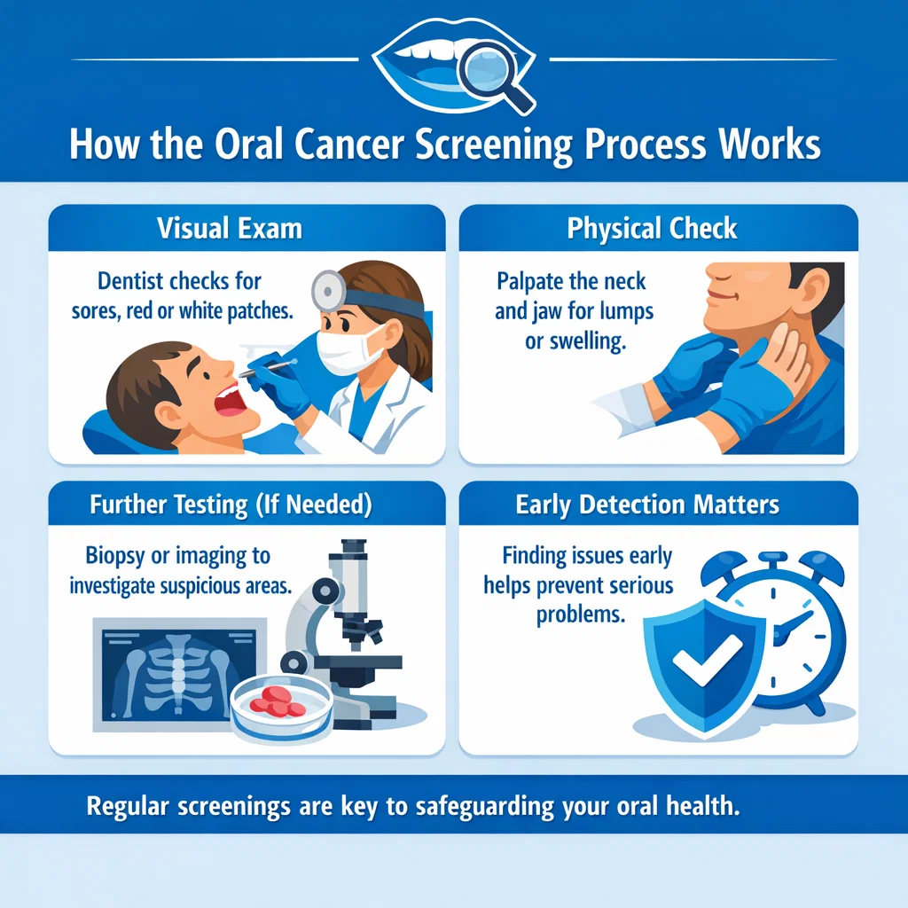 how oral cancer screening process works