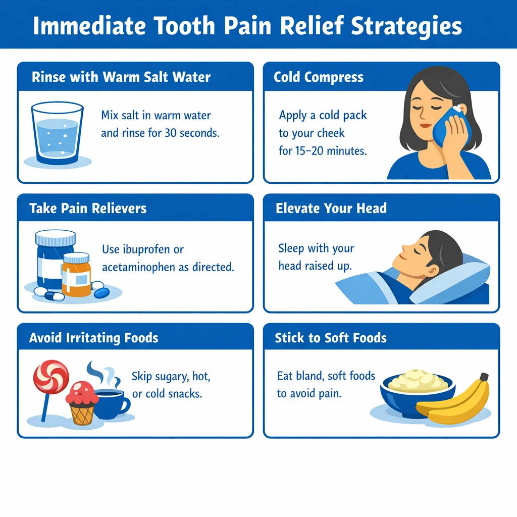 Immediate tooth pain relief strategies