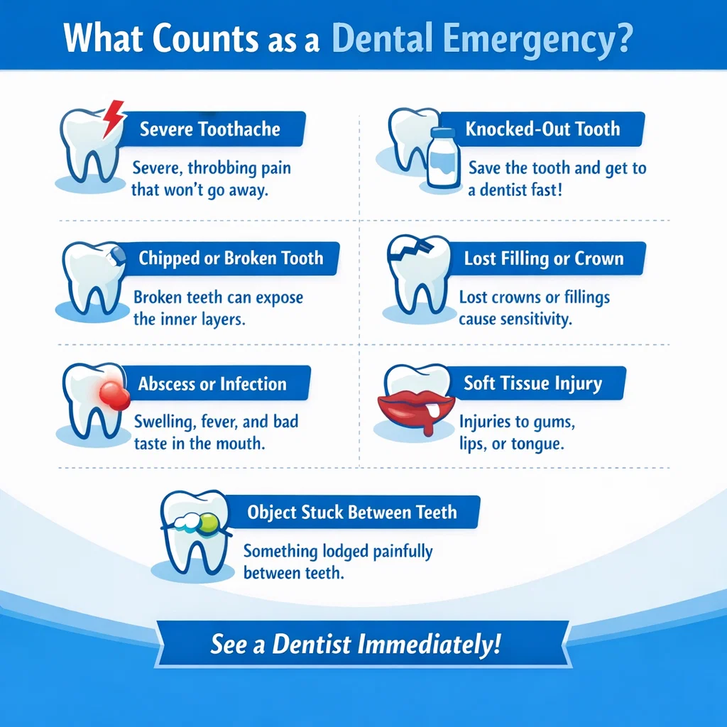 what counts as dental emergency