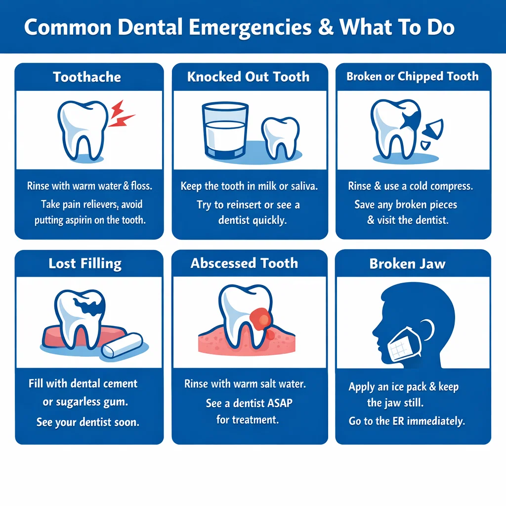 common dental emergencies
