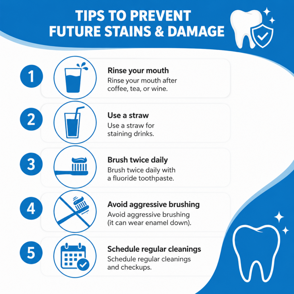 tips to prevent teeth stains