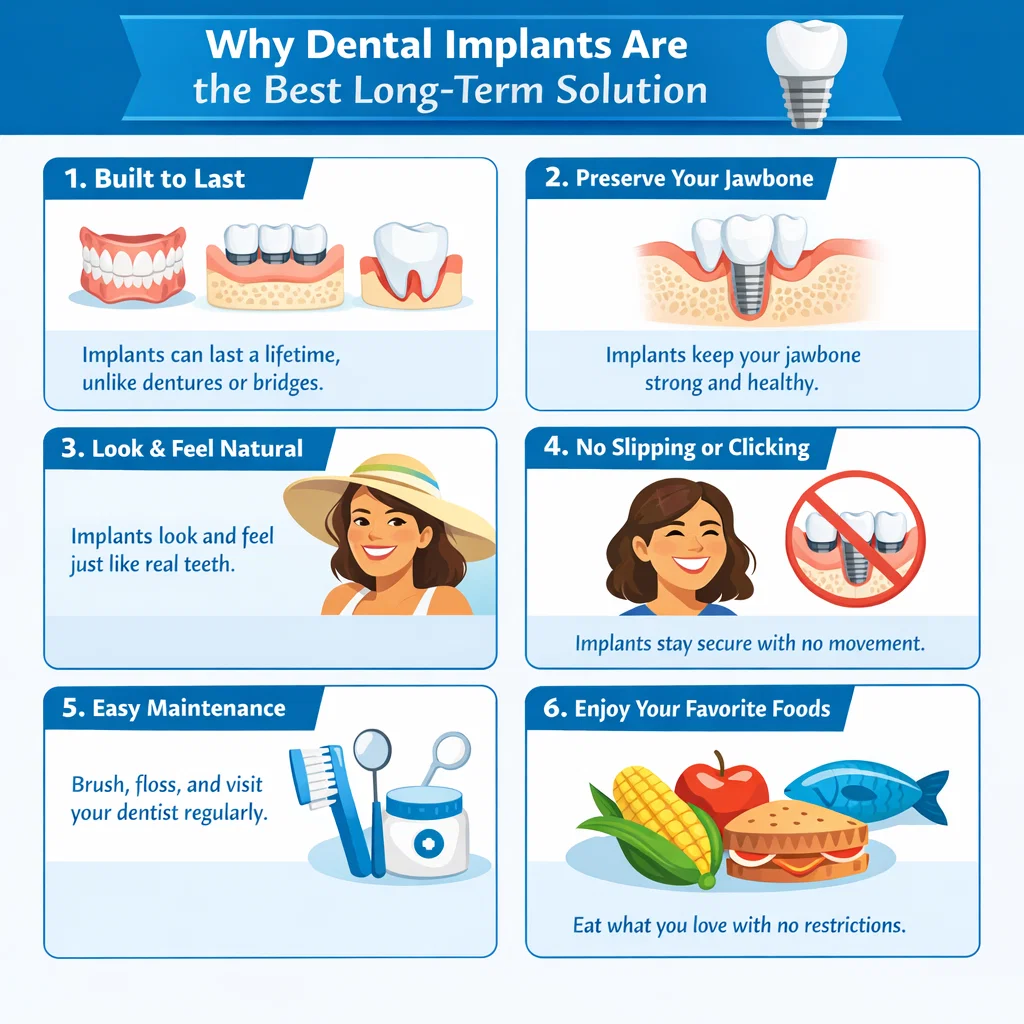 why dental implants are the best long term solution